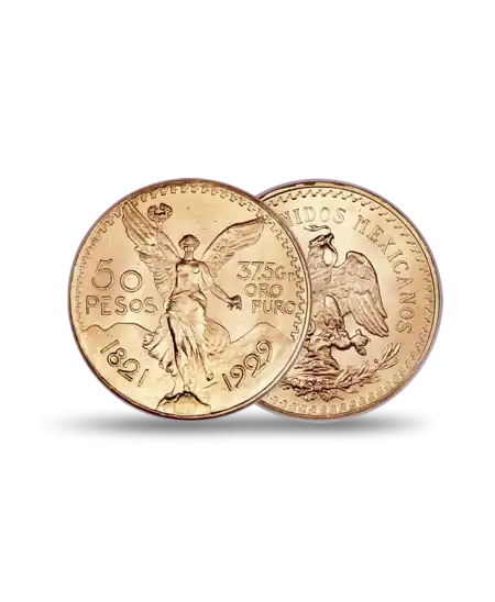 50墨西哥比索百年纪念金币在VIRTU LUXURY有售
