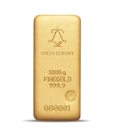 1公斤 24K纯金金条在 VIRTU LUXURY 出售