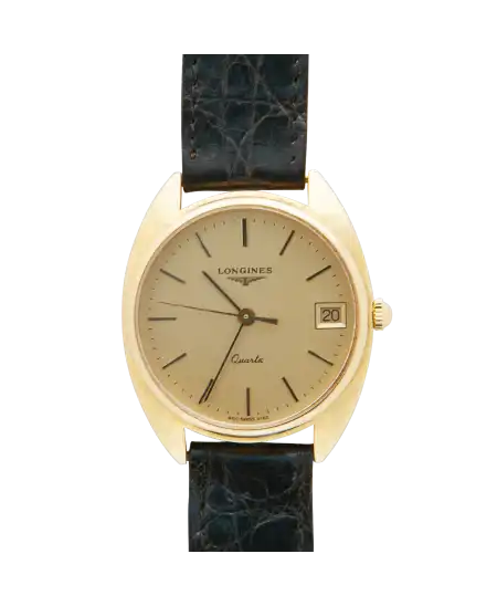 浪琴表（LONGINES）腕表。可在 VIRTU LUXURY 购买。