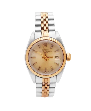 来自制表名家劳力士的 OYSTER PERPETUAL DATE 26 MM 腕表。由 VIRTU LUXURY 提供。