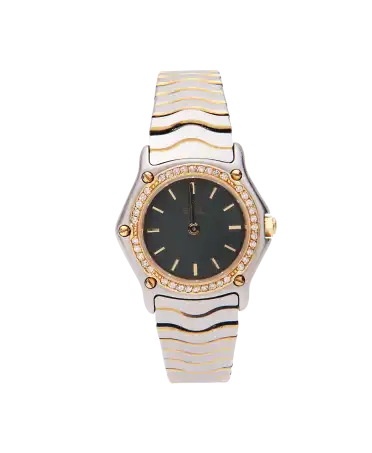 Ebel 手表 - 钻石 - 黄金和钢 - 柔性 - wave - 石英 - 在 VIRTU LUXURY 的钟表店有售