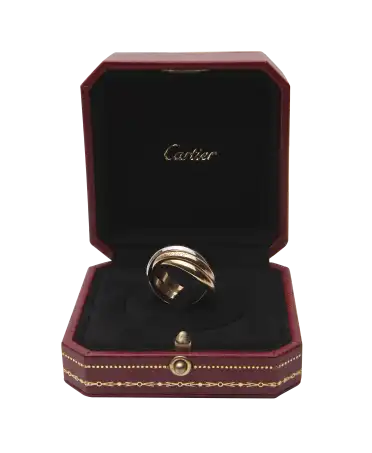 经典 TRINITY 戒指 - 卡地亚（Cartier）品牌 - 三色金 - 奢侈品 - 中性 - 在 VIRTU LUXURY 发售
