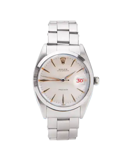 劳力士(Rolex)蚝式日历精准型奢华腕表。VIRTU LUXURY有售。