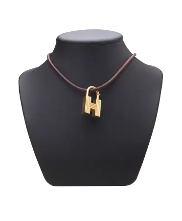 H 2000 项链 - 爱马仕（Hermès）品牌 - 黄金挂锁 - 黄金钩扣