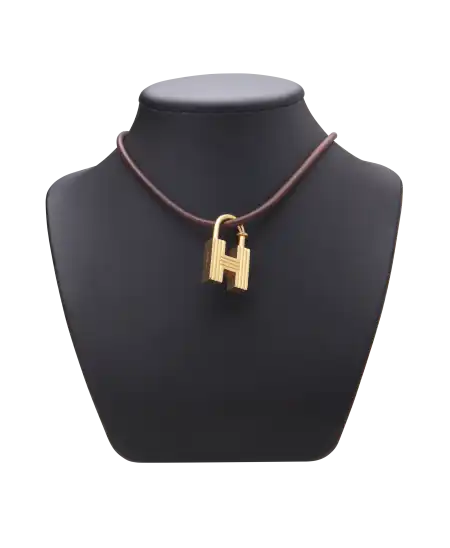 H 2000 项链 - 爱马仕（Hermès）品牌 - 黄金挂锁 - 黄金钩扣