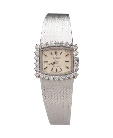 来自制表名家 OMEGA 的 White Gold Diamonds Watch 腕表。VIRTU LUXURY。
