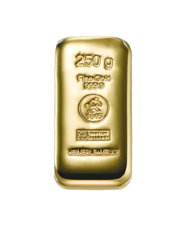 HEIMERLE ET MEULE 250克 24K纯金铸造金条，在 VIRTU LUXURY 有售