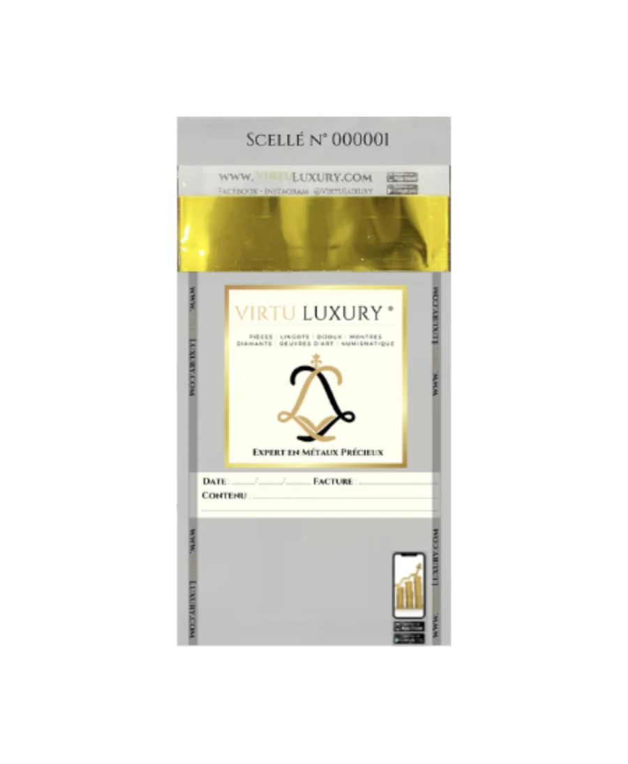 在 VIRTU LUXURY 购买金条的品质保证封条 在 VIRTU LUXURY 购买金条的品质保证封条