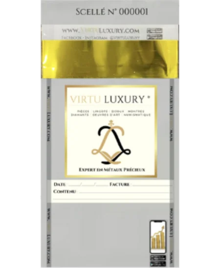 在 VIRTU LUXURY 购买金条的品质保证封条
