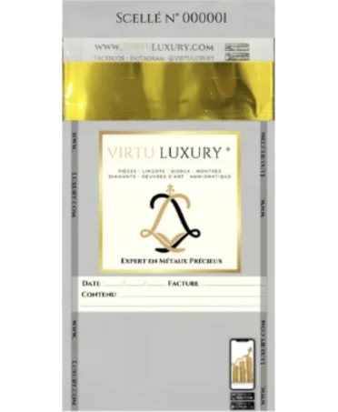 在 VIRTU LUXURY 购买钱币的担保封条